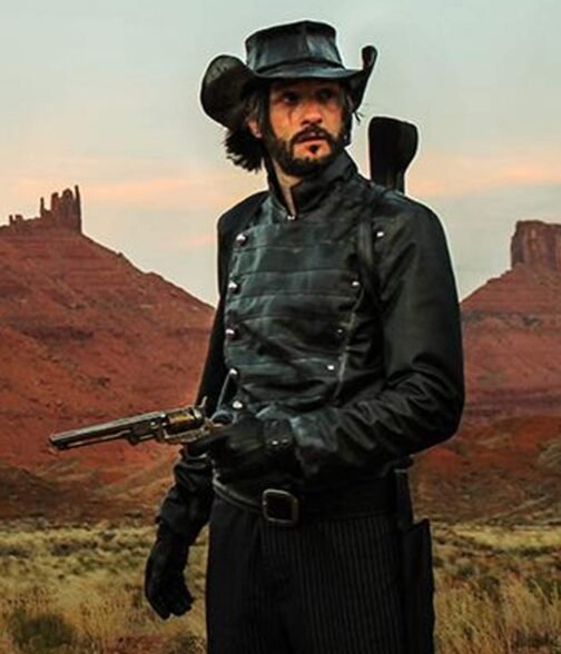 Rodrigo Santoro Westworld Leather Jacket with Quiver - Image 10