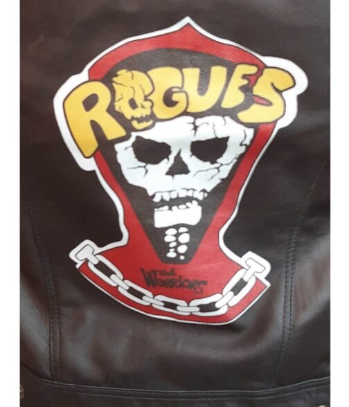 Rogues The Warriors Black Leather Vest - Image 9