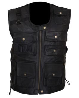Roman Reigns Tactical Leather Vest