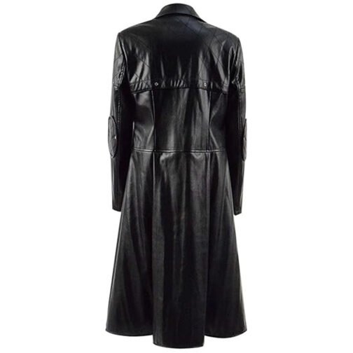 Rosa Salazar Alita Battle Angel Leather Coat - Image 3