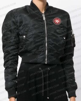Sisi Stringer Vampire Academy Bomber Black Jacket