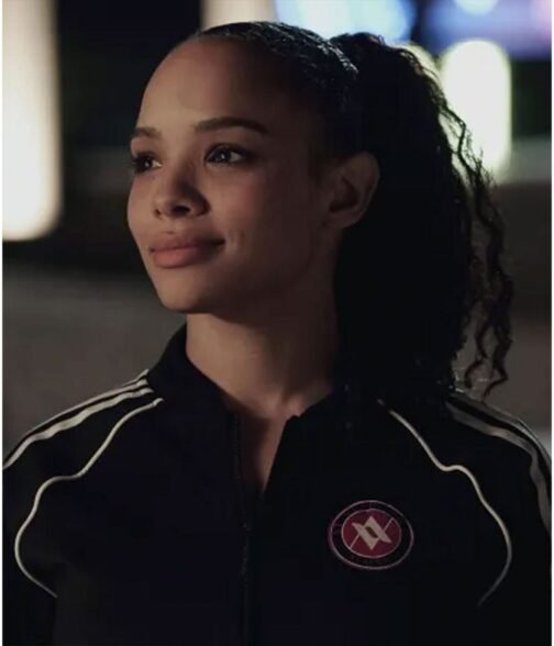 Sisi Stringer Vampire Academy Track Black Jacket - Image 8