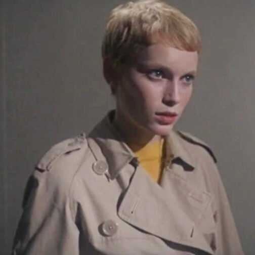 Mia Farrow Rosemary Woodhouse Trench Coat - Image 3