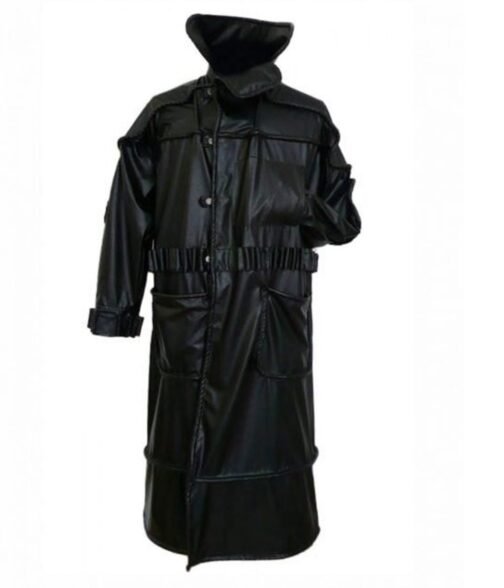 Blade Runner Rutger Hauer Black Trench Coat