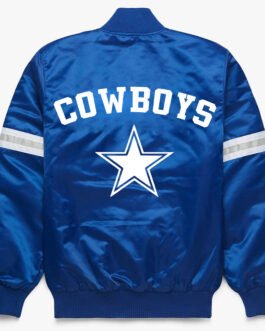 Royal Dallas Cowboys Satin Jacket