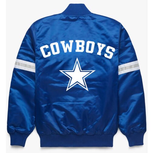 Royal Dallas Cowboys Satin Jacket - Image 2