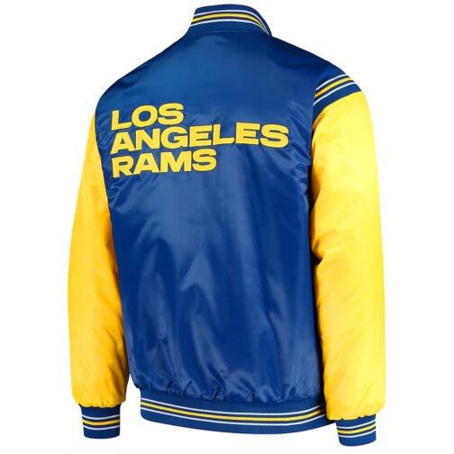 Royal/Gold Los Angeles Rams Enforcer Jacket - Image 2