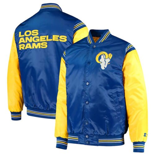 Royal/Gold Los Angeles Rams Enforcer Jacket - Image 3