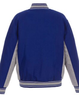 NY Rangers Wool Poly-Twill Accent Royal/Gray Jacket
