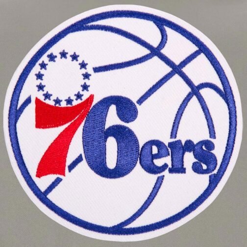 Royal/Gray Philadelphia 76ers Youth Jacket - Image 2