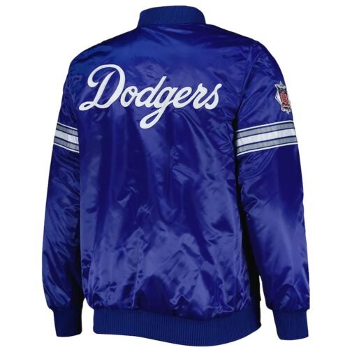 LA Dodgers Pick & Roll Royal Blue Jacket - Image 2