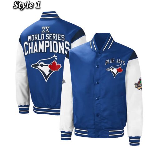 Toronto Blue Jays Challenger Royal/Navy Jacket - Image 7