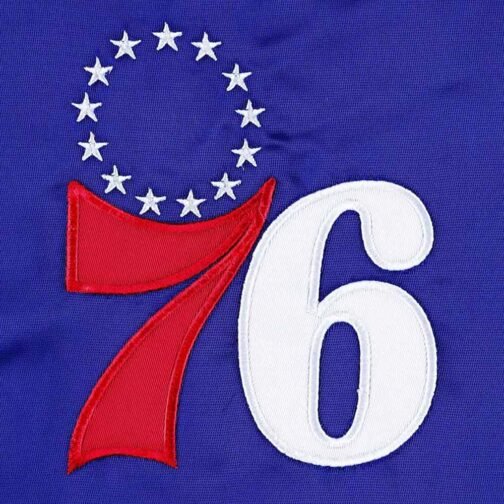 Philadelphia 76ers Pick & Roll Royal Blue Jacket - Image 4