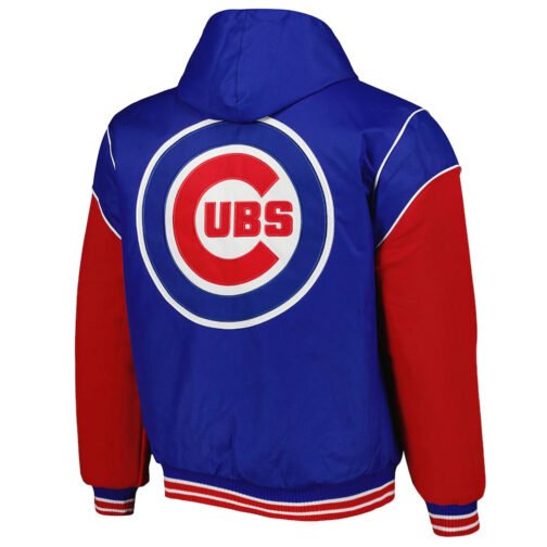 Royal/Red Chicago Cubs Hoodie Jacket - Image 2