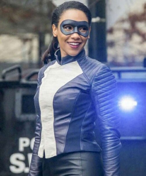Iris West Allen The Flash Speedster Leather Jacket - Image 8
