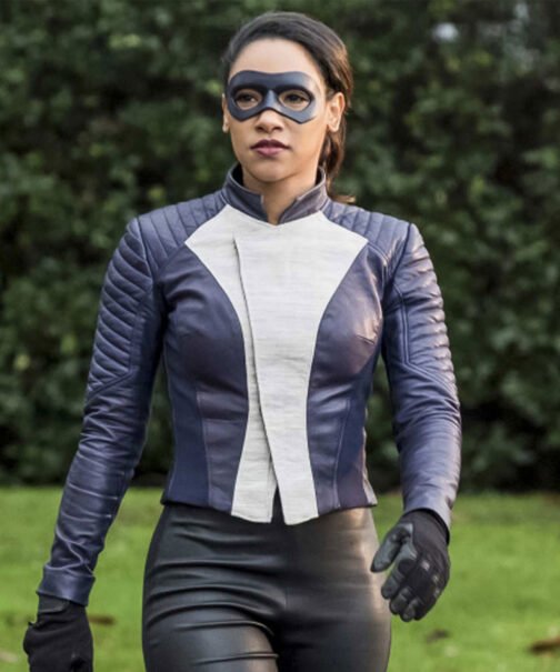 Iris West Allen The Flash Speedster Leather Jacket - Image 2
