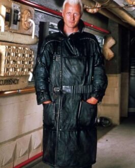 Blade Runner Rutger Hauer Black Trench Coat