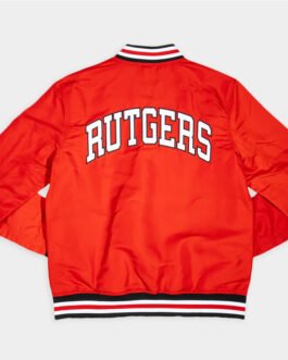Rutgers Scarlet Knights Retro Logo Bomber Jacket