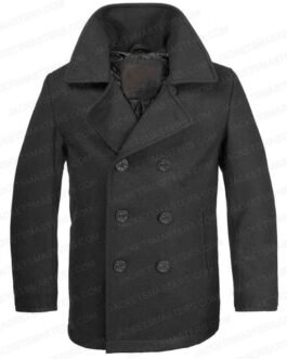 Yellowstone Ryan Bingham Black Peacoat