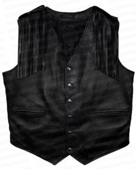 Ken Barbie Fringe Leather Vest