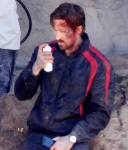 Ryan Gosling The Gray Man Black Jacket - Image 19