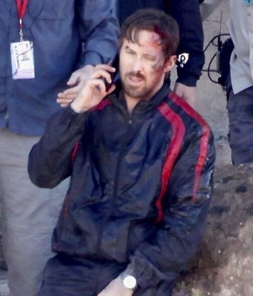 Ryan Gosling The Gray Man Black Jacket - Image 22