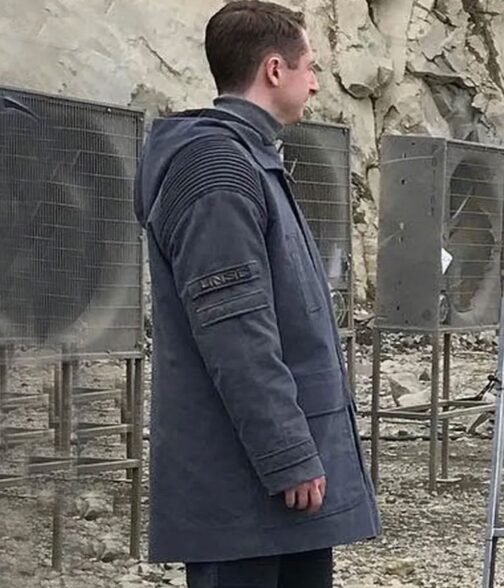 Halo Ryan Mcparland Grey Hooded Coat - Image 7