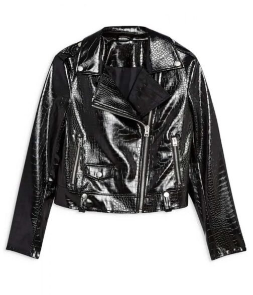 Javicia Leslie Batwoman Season 03 Alligator Leather Jacket
