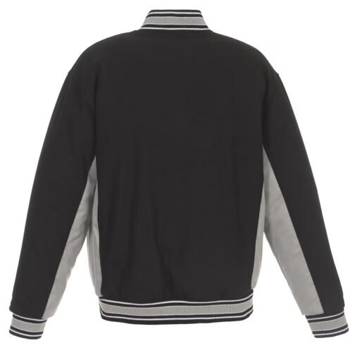 Sacramento Kings Accent Varsity Black Wool Jacket - Image 2