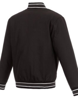 Sacramento Kings Black Poly Twill Jacket