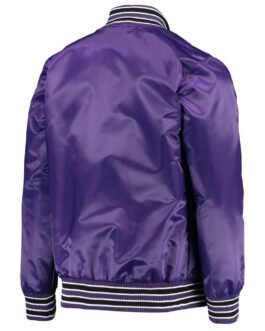 Sacramento Kings Diamond Classic Bomber Purple Jacket
