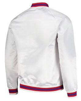 Sacramento Kings Throwback Wordmark White Jacket