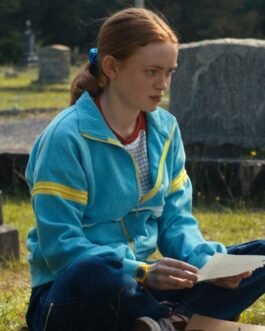 Sadie Sink Stranger Things Season 04 Track Blue Jacket