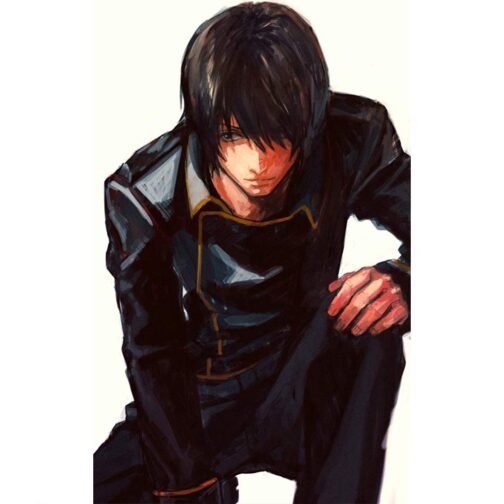 Sagaru Yamazaki Gintama Cotton Black Jacket - Image 6