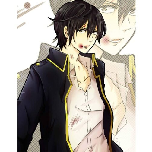 Sagaru Yamazaki Gintama Cotton Black Jacket - Image 5
