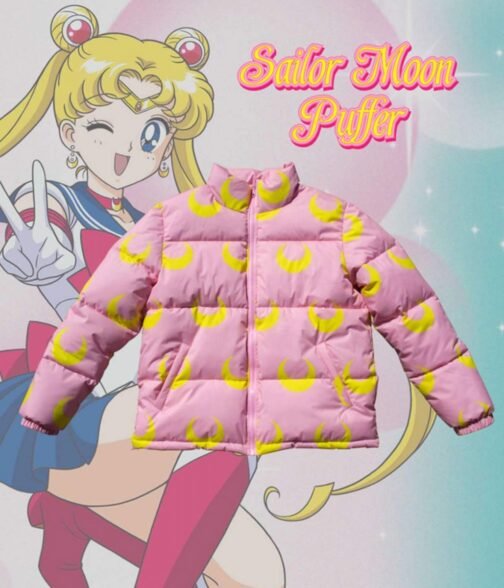 Sailor Moon Full Length Puffer Jacket - Image 6