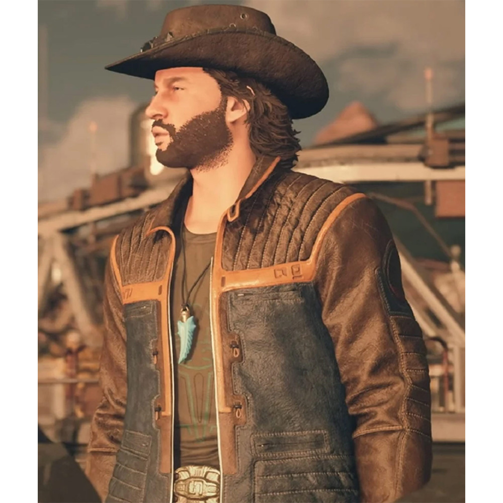 Sam Coe Starfield Leather Jacket - Image 3