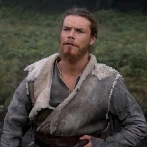 Vikings Sam Corlett Shearling Coat - Image 4