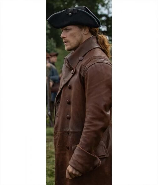 Sam Heughan Outlander Season 5 Trench Coat - Image 5