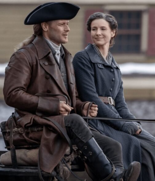 Sam Heughan Outlander Season 5 Trench Coat - Image 4