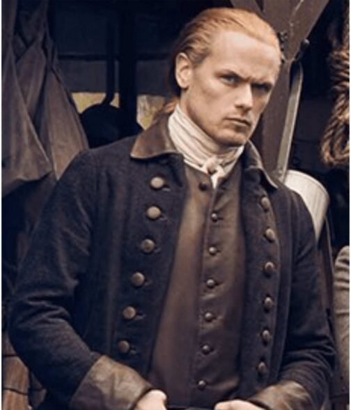 Outlander Season 6 Sam Heughan Wool Coat - Image 3