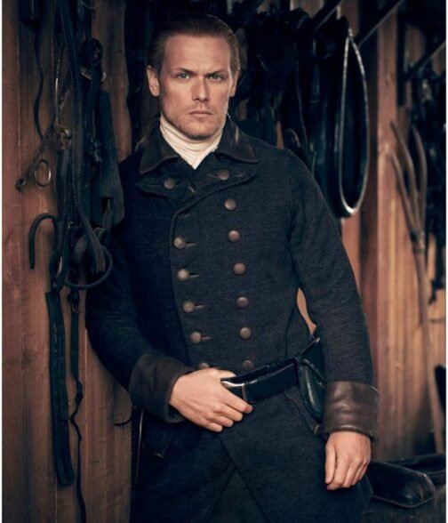 Outlander Season 6 Sam Heughan Wool Coat - Image 2