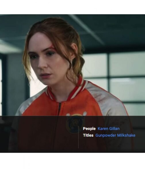 Karen Gillan Gunpowder Milkshake Tiger Jacket - Image 15