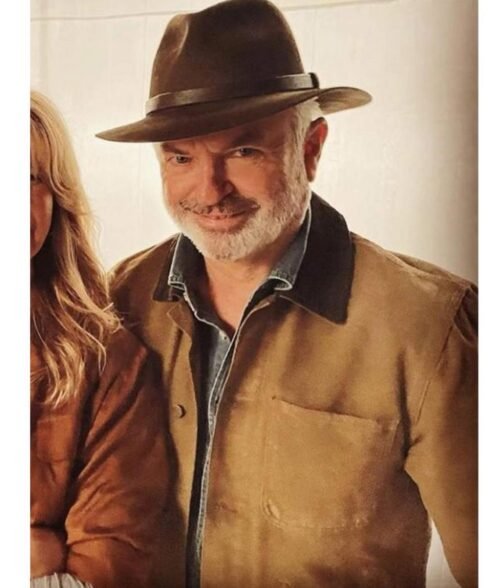 Sam Neill Jurassic World Dominion Brown Jacket - Image 5