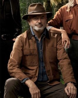 Sam Neill Jurassic World Dominion Brown Jacket