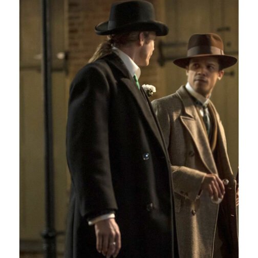 Interview with the Vampire Sam Reid Black Wool Coat - Image 7