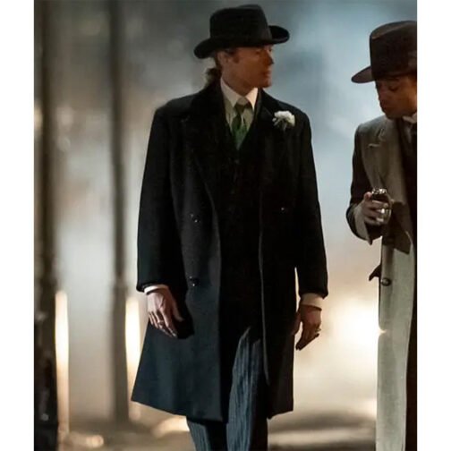 Interview with the Vampire Sam Reid Black Wool Coat - Image 8