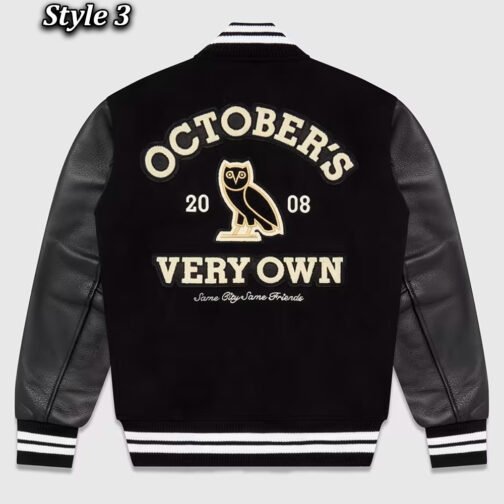 OVO Same City Same Friends Varsity Jacket - Image 8