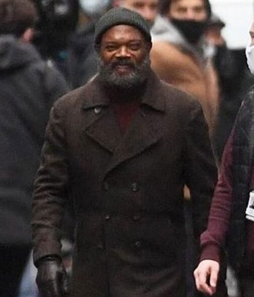Secret Invasion Samuel L. Jackson Grey Peacoat - Image 5