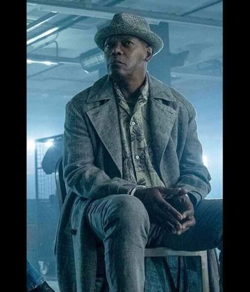 Hitman’s Wife’s Bodyguard Darius Kincaid Double Breasted Coat